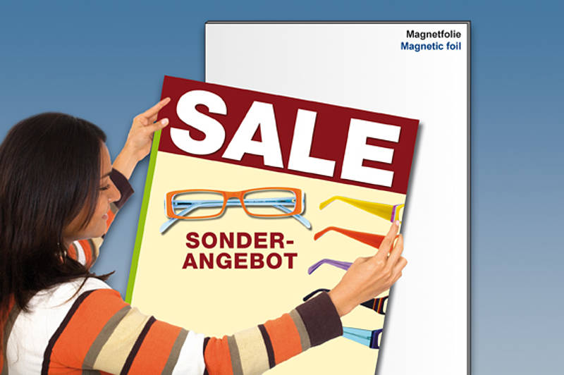 MagGraphics® - Magnetic replaceable advertising – RHEINMAGNET